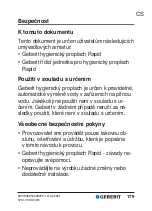 Preview for 179 page of Geberit Rapid 616.290.00.1 Operation Manual