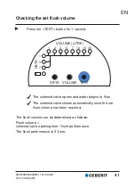 Preview for 41 page of Geberit Rapid 616.291.00.1 Operation Manual