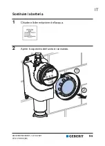 Preview for 95 page of Geberit Rapid 616.291.00.1 Operation Manual