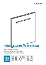 Geberit Renova Y862340000 Installation Manual preview