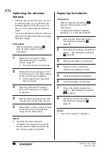 Preview for 12 page of Geberit Selva 116.075.00.1 Operation Manual