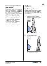 Preview for 123 page of Geberit Selva Operation Manual