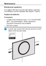 Preview for 35 page of Geberit Sigma10 Operation Manual