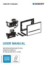 Geberit Sigma80 User Manual preview