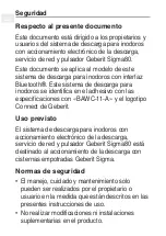 Preview for 75 page of Geberit Sigma80 User Manual