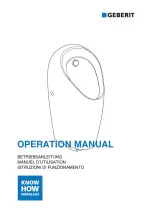 Geberit Tamina 116144001 Operation Manual preview