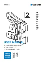 Preview for 1 page of Geberit ZB 203A User Manual