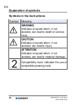 Preview for 24 page of Geberit ZB 203A User Manual