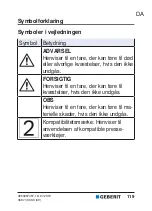 Preview for 119 page of Geberit ZB 203A User Manual