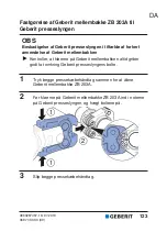 Preview for 123 page of Geberit ZB 203A User Manual