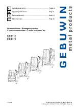 GEBUWIN WW2000 /2D Series Operating Instructions Manual preview