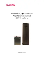 Gebwell GEMINI 40 Installation, Operation And Maintenance Manual preview