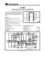 Preview for 1 page of Gec Plessey Semiconductors SL486 NA DP Manual