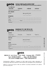 Preview for 12 page of Geca 654-O/G Manual