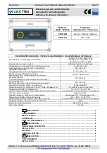 Preview for 1 page of Geca CTR21 User Manual