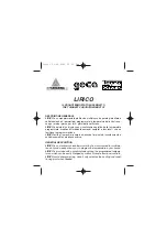 Geca LIRICO Manual предпросмотр