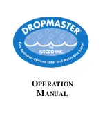 Gecco Dropmaster DM12 Operation Manual preview