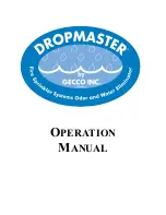 Gecco DROPMASTER Mini E Operation Manual preview