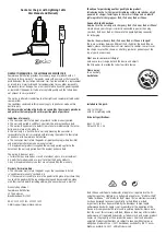 Preview for 1 page of Gecko GG500027 User Manual And Warranty