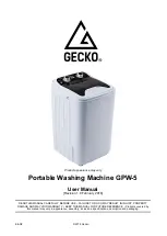 Preview for 1 page of Gecko GPW-5 User Manual