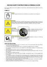 Preview for 2 page of Gecko MASTERPRO HRM 1881PRO Owner'S Manual