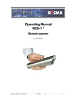 GECMA BCSi-1 series Operating Manual preview