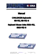 GECMA CHALLENGER KBi-PS2 Manual preview