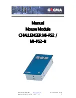 Preview for 1 page of GECMA CHALLENGER Mi-PS2 Manual