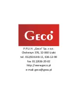 Preview for 20 page of Geco GH11RA User Instructions