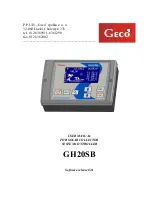 Preview for 1 page of Geco GH20SB User Manual