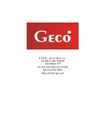 Предварительный просмотр 44 страницы Geco GH21RA User Instructions