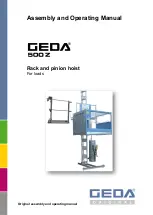 GEDA 14830 Assembly And Operating Manual preview