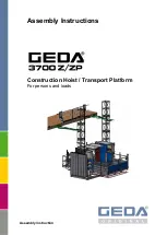 GEDA 3700 Z Assembly Instructions Manual preview