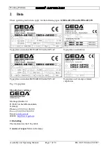 Preview for 7 page of GEDA AB 450 Assembly And Operating Manual