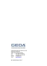 Preview for 124 page of GEDA Battery Ladder Lift Assembly And Instruction Manual