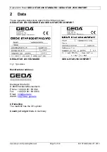 Предварительный просмотр 5 страницы GEDA STAR 200 STANDARD Assembly And Operating Manual