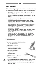 Preview for 15 page of Gedore Dremaster SE Manual