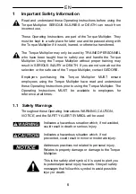 Предварительный просмотр 6 страницы Gedore DVV-100ZRS Operating Instructions Manual