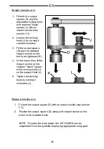 Предварительный просмотр 18 страницы Gedore DVV-100ZRS Operating Instructions Manual