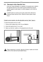 Предварительный просмотр 19 страницы Gedore DVV-100ZRS Operating Instructions Manual