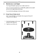 Предварительный просмотр 30 страницы Gedore DVV-100ZRS Operating Instructions Manual