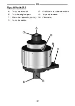 Предварительный просмотр 42 страницы Gedore DVV-100ZRS Operating Instructions Manual