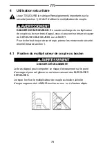 Предварительный просмотр 75 страницы Gedore DVV-100ZRS Operating Instructions Manual