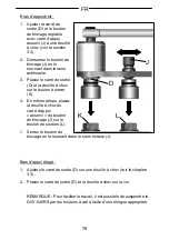 Предварительный просмотр 76 страницы Gedore DVV-100ZRS Operating Instructions Manual