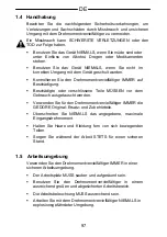 Предварительный просмотр 97 страницы Gedore DVV-100ZRS Operating Instructions Manual