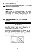 Предварительный просмотр 104 страницы Gedore DVV-100ZRS Operating Instructions Manual