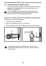 Предварительный просмотр 106 страницы Gedore DVV-100ZRS Operating Instructions Manual