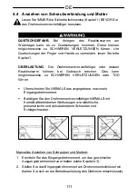 Предварительный просмотр 111 страницы Gedore DVV-100ZRS Operating Instructions Manual