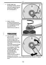 Предварительный просмотр 112 страницы Gedore DVV-100ZRS Operating Instructions Manual