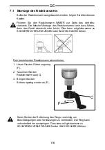 Предварительный просмотр 116 страницы Gedore DVV-100ZRS Operating Instructions Manual